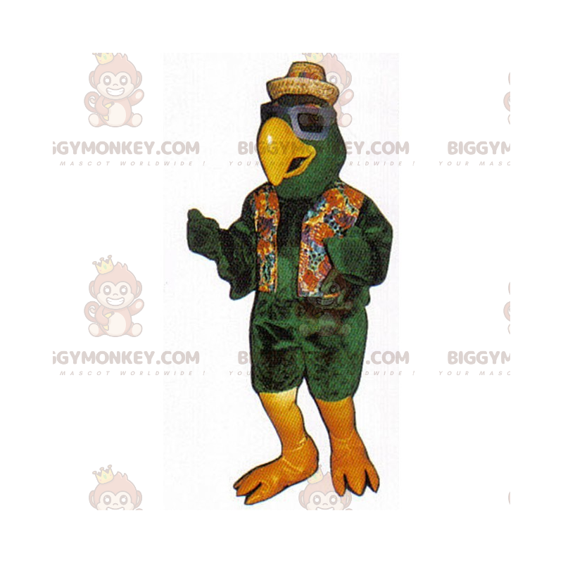 Kostým maskota Pták BIGGYMONKEY™ na pláž – Biggymonkey.com