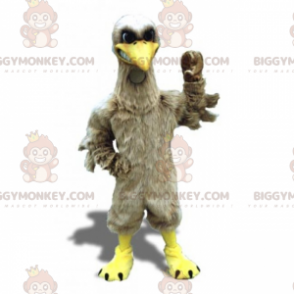 Costume de mascotte BIGGYMONKEY™ d'oiseau gris - Biggymonkey.com