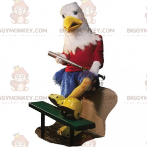 Costume de mascotte BIGGYMONKEY™ d'oiseau joueur de baseball -