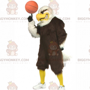 Costume de mascotte BIGGYMONKEY™ d'oiseau joueur de basket -