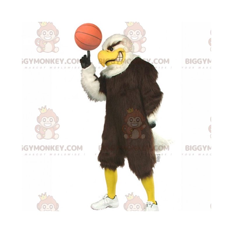 Costume de mascotte BIGGYMONKEY™ d'oiseau joueur de basket -
