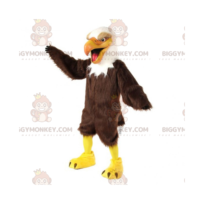 Bedrohlicher Vogel BIGGYMONKEY™ Maskottchen-Kostüm -