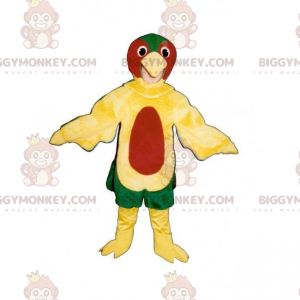 Costume de mascotte BIGGYMONKEY™ d'oiseau multicolore -