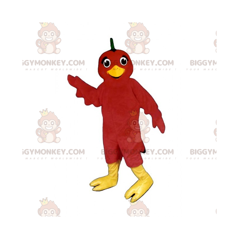 Costume da mascotte uccello rosso BIGGYMONKEY™ - Biggymonkey.com