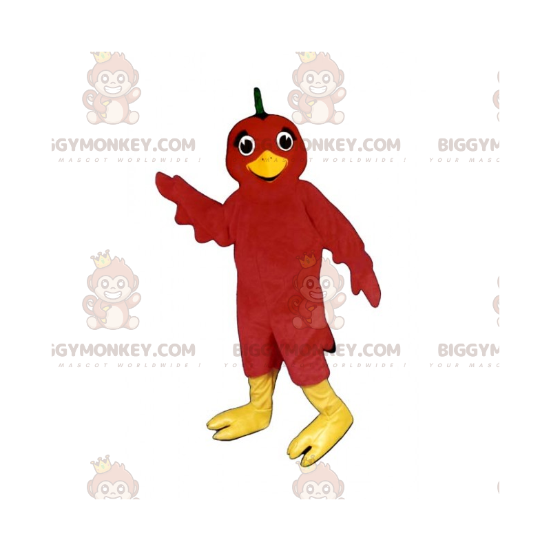 Disfraz de mascota BIGGYMONKEY™ de pájaro rojo - Biggymonkey.com