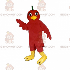 Costume de mascotte BIGGYMONKEY™ d'oiseau rouge -