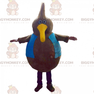 Kostium maskotki BIGGYMONKEY™ Okrągły ptak z długim żółtym