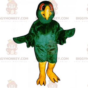 Green Bird BIGGYMONKEY™ maskottiasu - Biggymonkey.com