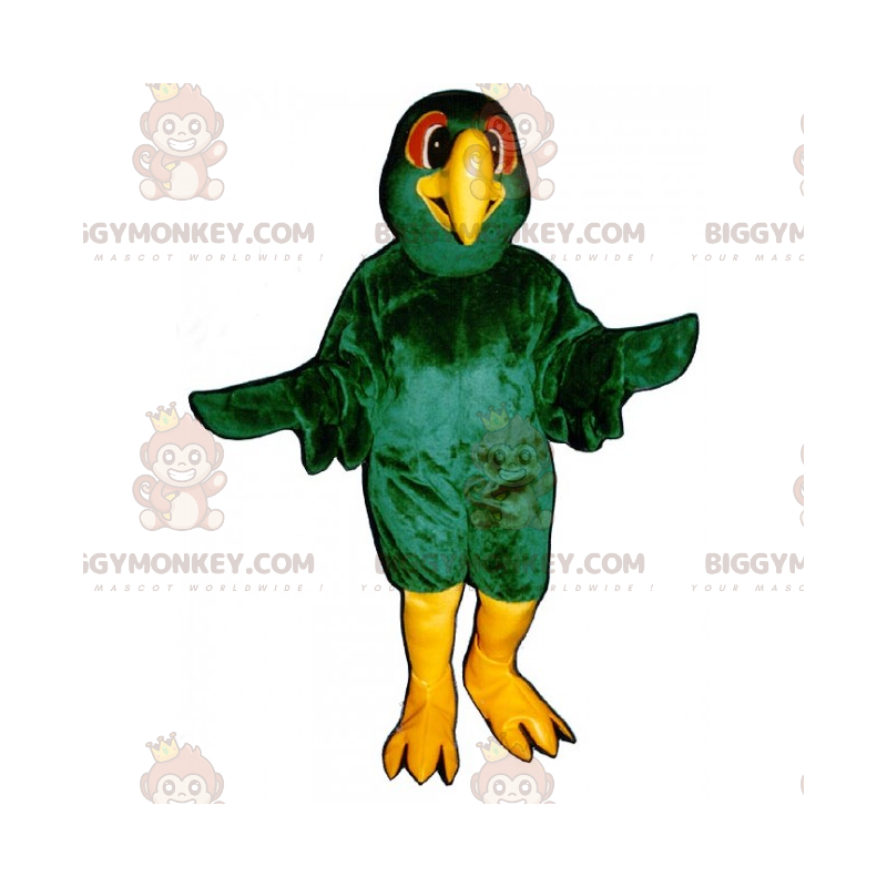 Στολή μασκότ Green Bird BIGGYMONKEY™ - Biggymonkey.com
