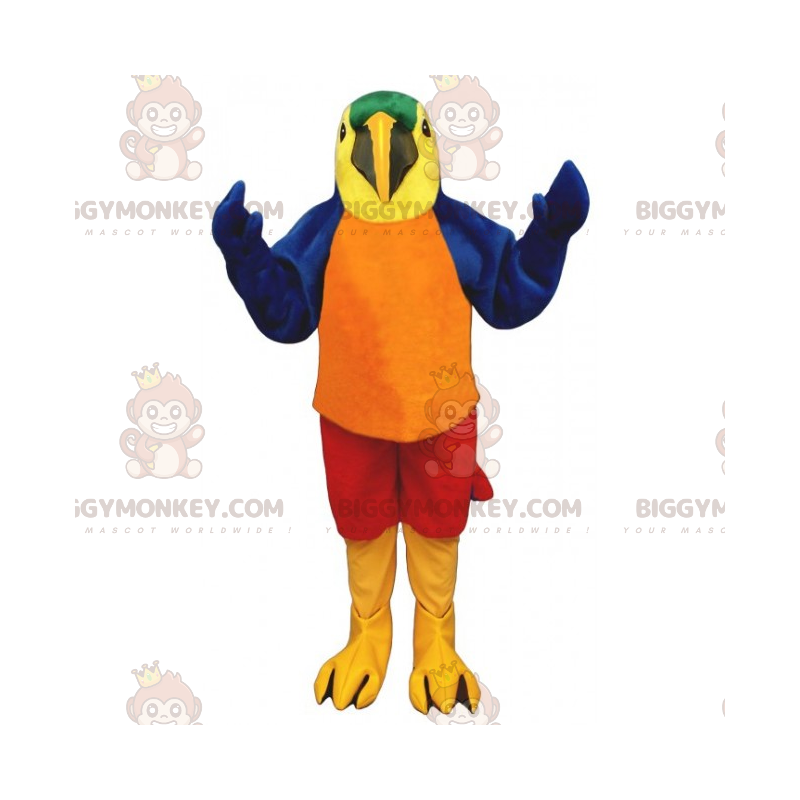 Bird BIGGYMONKEY™ maskottiasu - papukaija - Biggymonkey.com