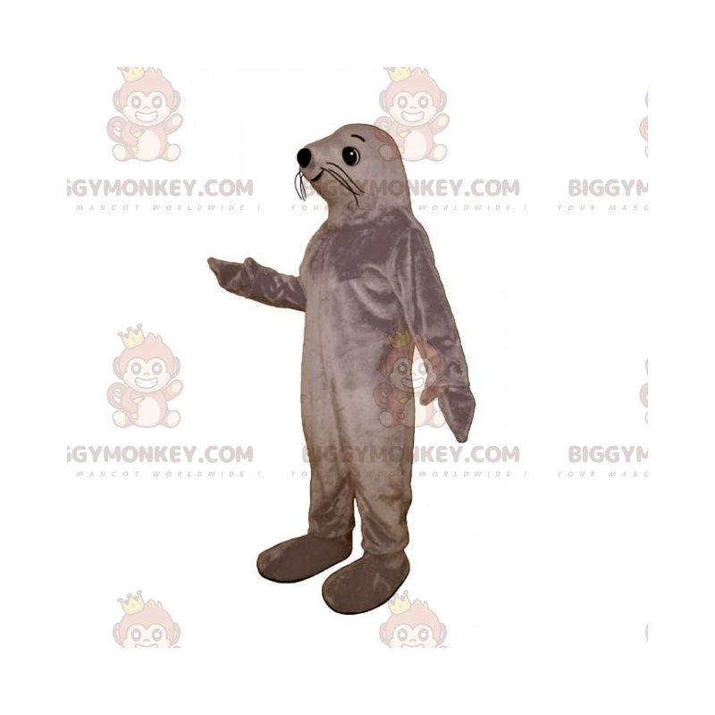 Costume da mascotte BIGGYMONKEY™ del leone marino sorridente -