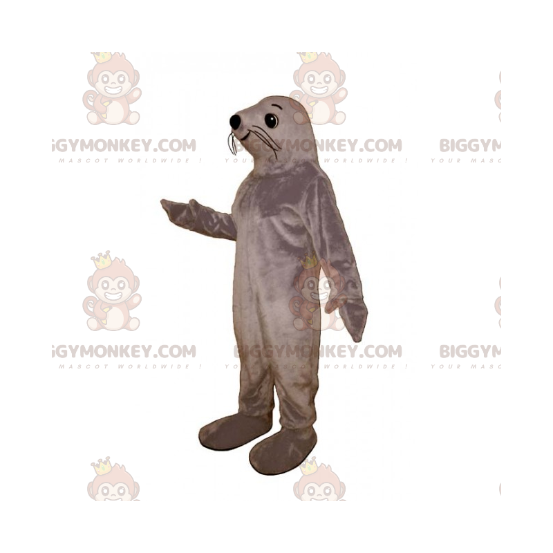 Costume de mascotte BIGGYMONKEY™ d'otarie souriante -