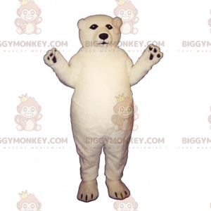 Costume de mascotte BIGGYMONKEY™ d'ours blanc - Biggymonkey.com