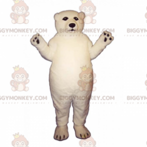 Costume de mascotte BIGGYMONKEY™ d'ours blanc - Biggymonkey.com