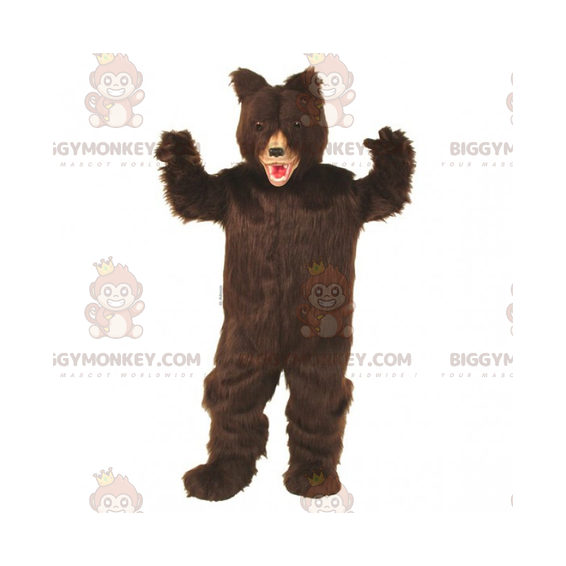 Kostium maskotki ciemnobrązowego niedźwiedzia BIGGYMONKEY™ -