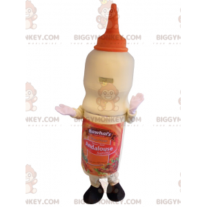 Kostým maskota BIGGYMONKEY™ Big Pot of Snack Sauce –