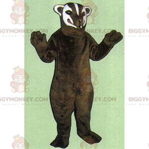 Costume de mascotte BIGGYMONKEY™ d'ours au visage blanc -