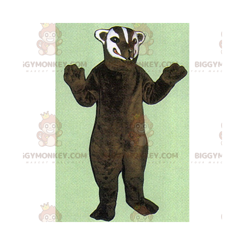Costume da mascotte BIGGYMONKEY™ con orso dalla faccia bianca -