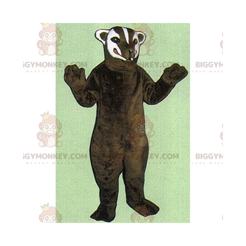 Fantasia de mascote de urso de cara branca BIGGYMONKEY™ –