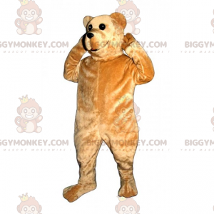 Costume da mascotte dell'orso marrone chiaro BIGGYMONKEY™ -