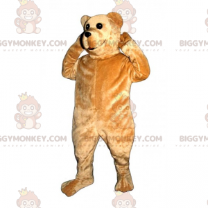 Costume de mascotte BIGGYMONKEY™ d'ours beige - Biggymonkey.com