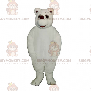 Costume de mascotte BIGGYMONKEY™ d'ours blanc - Biggymonkey.com