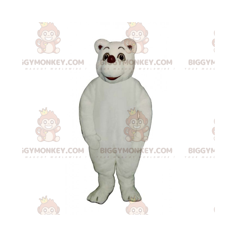 Costume de mascotte BIGGYMONKEY™ d'ours blanc - Biggymonkey.com