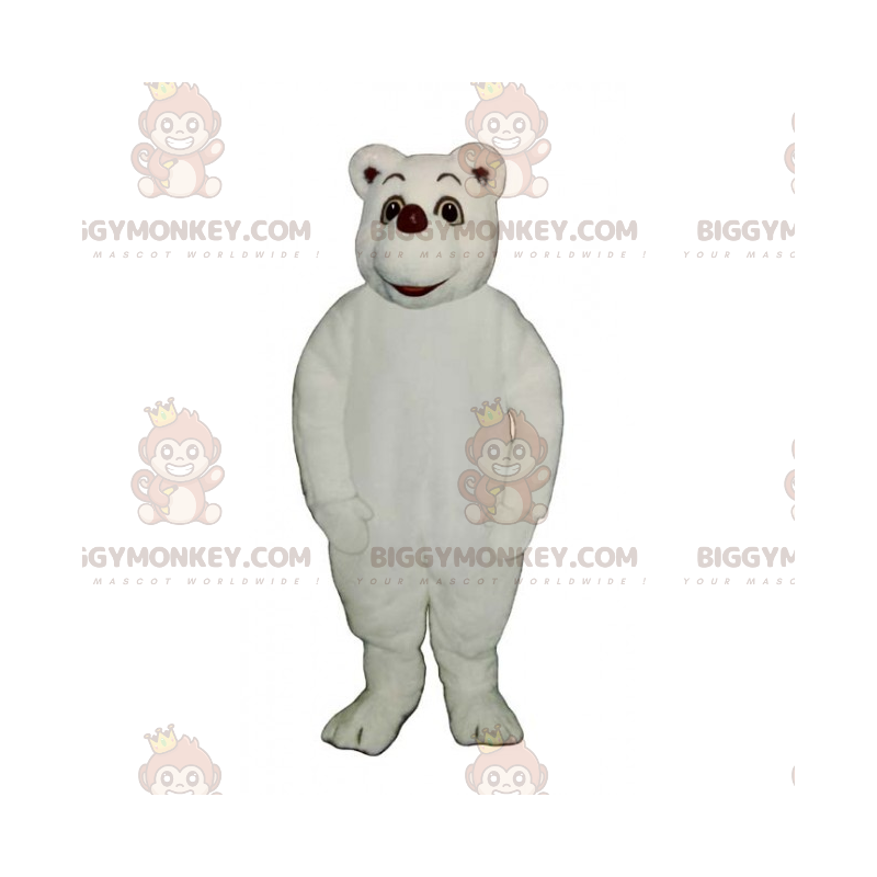 Kostium maskotka niedźwiedź polarny BIGGYMONKEY™ -