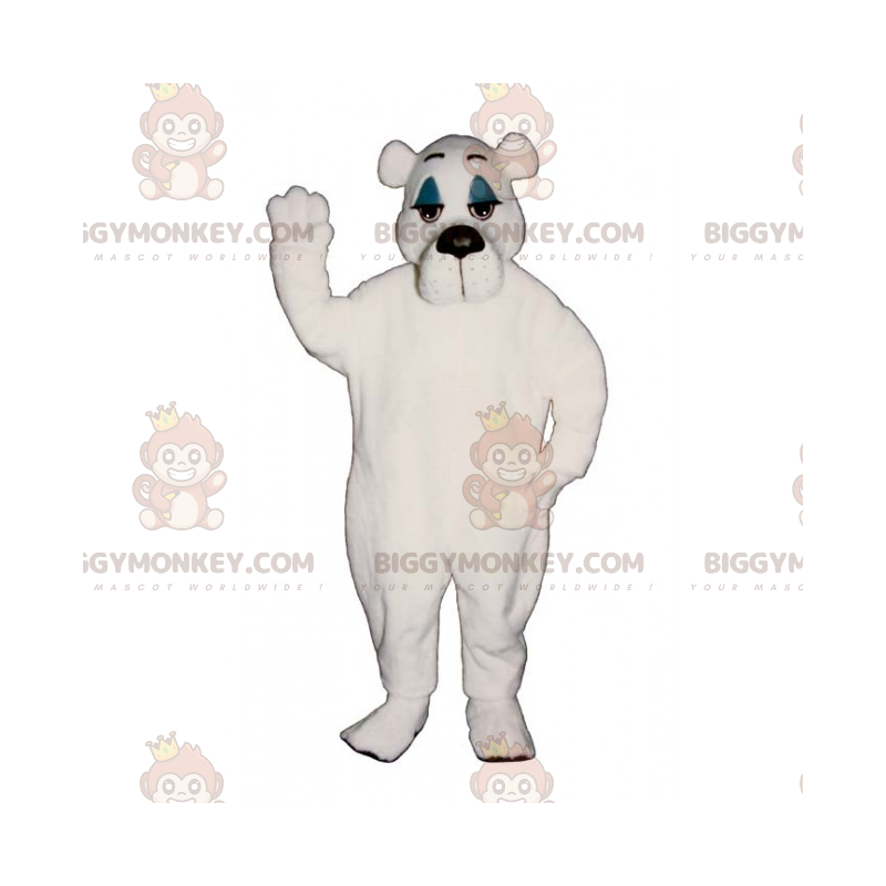 Costume de mascotte BIGGYMONKEY™ d'ours blanc polaire -