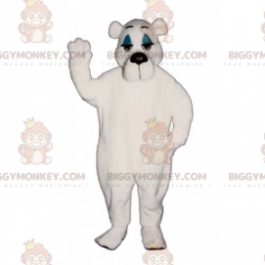 Costume de mascotte BIGGYMONKEY™ d'ours blanc polaire -