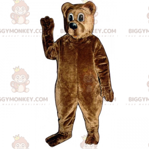 Big Eyed Brown Bear BIGGYMONKEY™ Maskotdräkt - BiggyMonkey