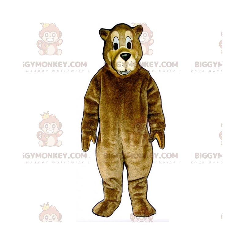 Kostium maskotki BIGGYMONKEY™ niedźwiedź brunatny z długim