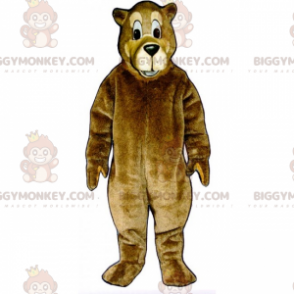 BIGGYMONKEY™ Mascottekostuum bruine beer met lange snuit -