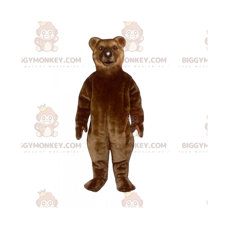 Costume da mascotte classico dell'orso bruno BIGGYMONKEY™ -