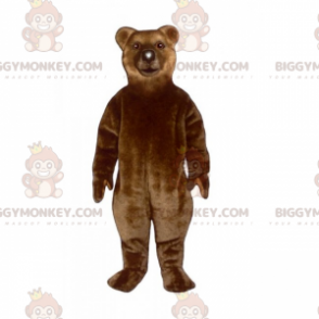 Traje de mascote clássico de urso pardo BIGGYMONKEY™ –