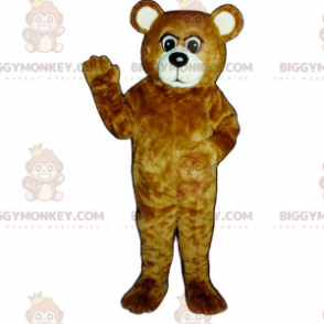 Brown and White Bear BIGGYMONKEY™ Mascot Costume –