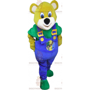 Bear In Overalls BIGGYMONKEY™ Mascot Costume - Biggymonkey.com