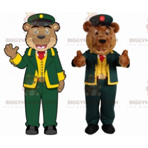 Bear BIGGYMONKEY™ Mascot Costume In Controller Outfit –