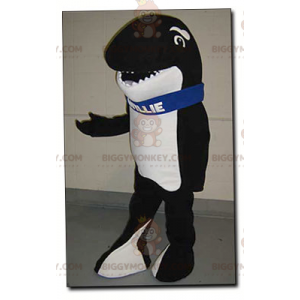 Zwart-wit Orca BIGGYMONKEY™-mascottekostuum - Willie's