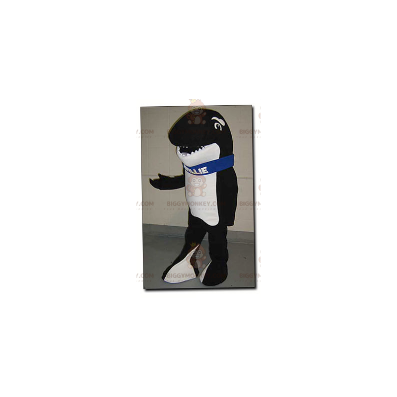 Black and White Orca BIGGYMONKEY™ Mascot Costume - Willie's
