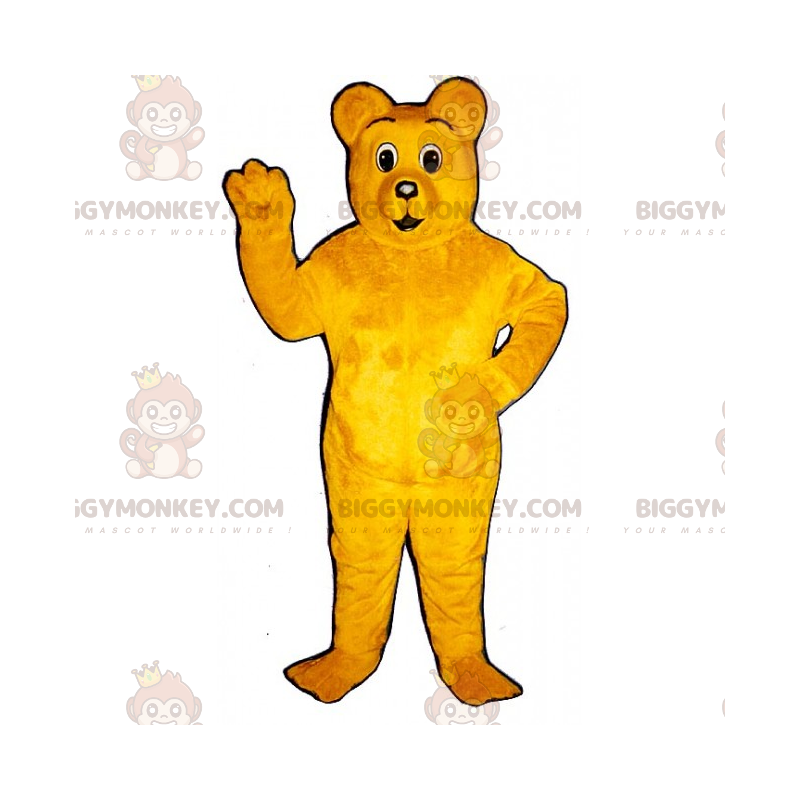 Keltainen karhu BIGGYMONKEY™ maskottiasu - Biggymonkey.com