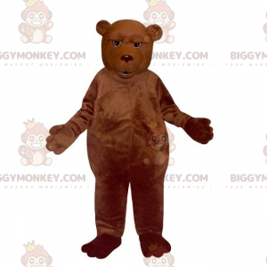 Morbido costume mascotte da orso bruno peloso BIGGYMONKEY™ -