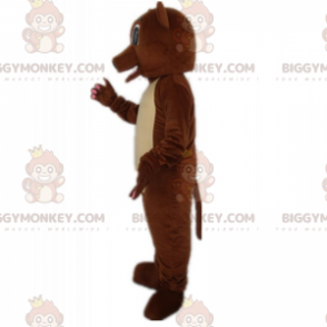 Brown Bear Light Belly BIGGYMONKEY™ maskottiasu -