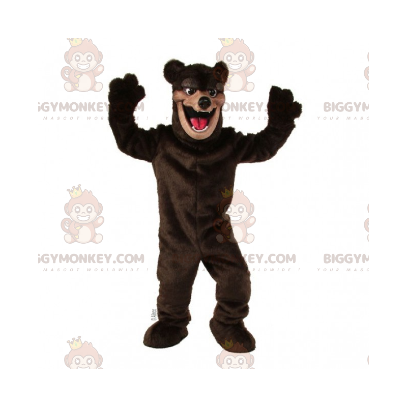 Costume de mascotte BIGGYMONKEY™ d'ours noir - Biggymonkey.com
