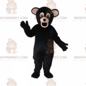 Großohriger Schwarzbär BIGGYMONKEY™ Maskottchenkostüm -