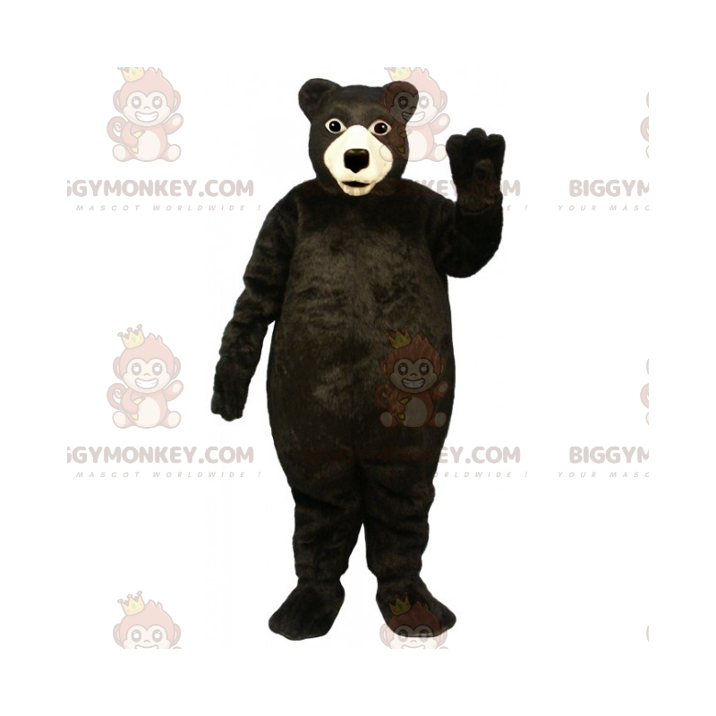 Disfraz clásico de mascota de oso negro BIGGYMONKEY™ -