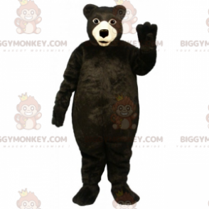 Costume de mascotte BIGGYMONKEY™ d'ours noir classique -