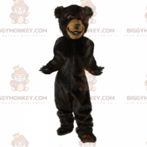 Costume da mascotte sorridente dell'orso nero BIGGYMONKEY™ -