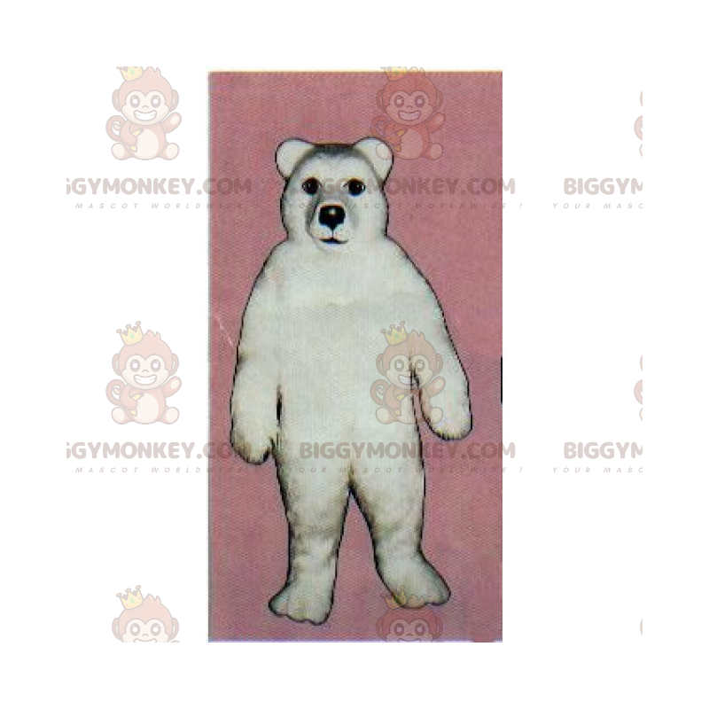 Στολή μασκότ λευκής πολικής αρκούδας BIGGYMONKEY™ -