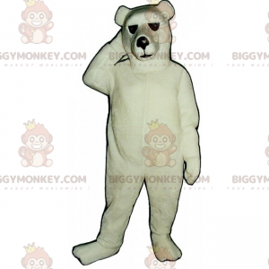 Costume da mascotte classico dell'orso polare BIGGYMONKEY™ -